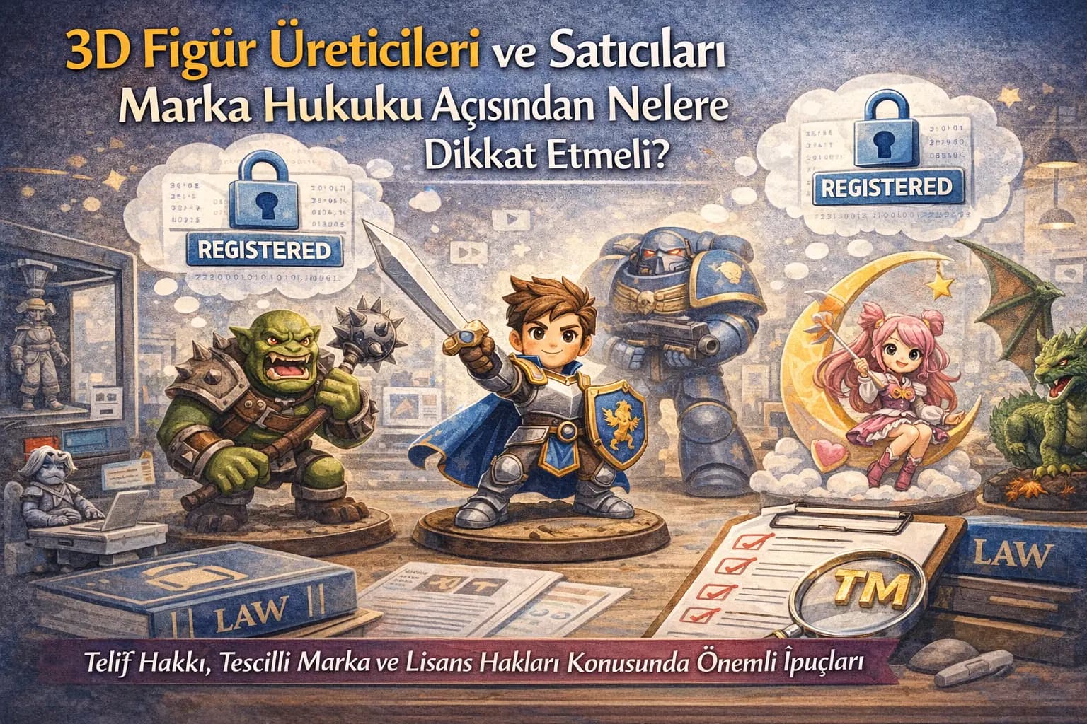3D Figür Üreticileri ve Satıcıları Marka Hukuku Açısından Nelere Dikkat Etmeli?